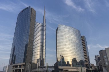 Gae Aulenti Square, Milan modern binalar