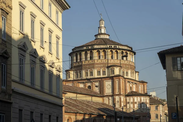 Milão, igreja de Santa Maria delle Grazie — Fotografia de Stock