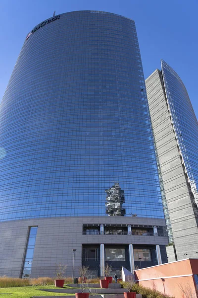 Edifici moderni in Piazza Gae Aulenti, Milano — Foto Stock