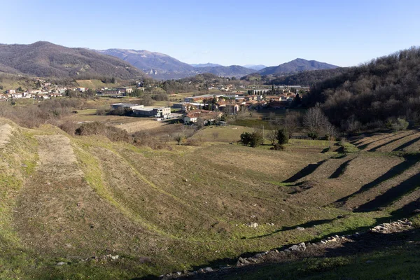 Krajina v Curone parku, Itálie — Stock fotografie