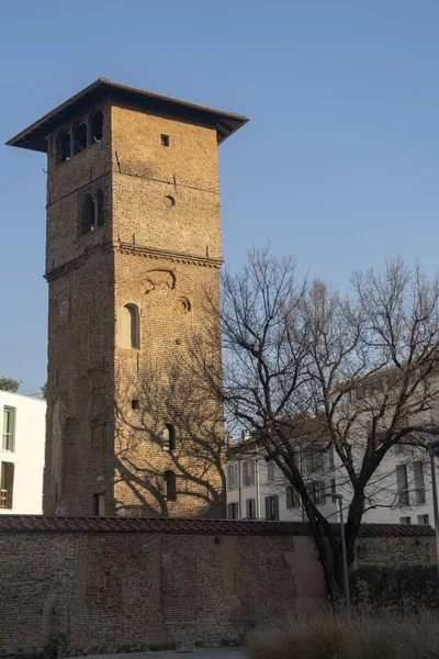 Milan, středověké zříceniny — Stock fotografie