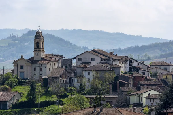 Lirio, village in the Oltrepo Pavese, italy — Stock Photo, Image