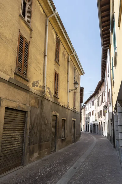 Oude straat van Oggiono, Italië — Stockfoto