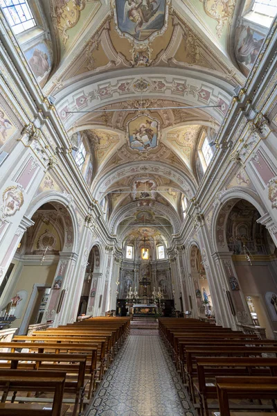 Caselle Lurani: interior de la iglesia de San Giuseppe — Foto de Stock