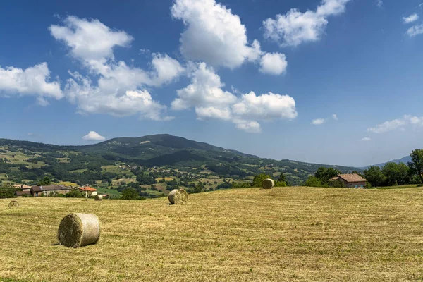 Paisagem de Passo del Pelizzone de Morfasso, Piacenza — Fotografia de Stock