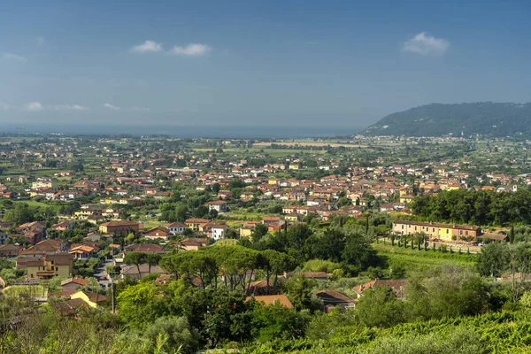 Castelnuovo Magra, Liguria'dan panoramik manzara