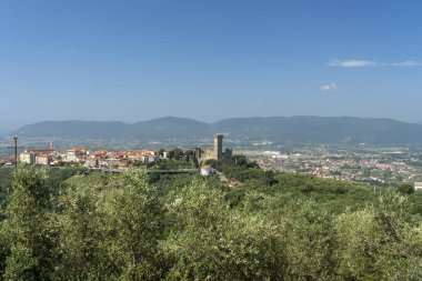 Castelnuovo Magra, Liguria panoramik görünümü