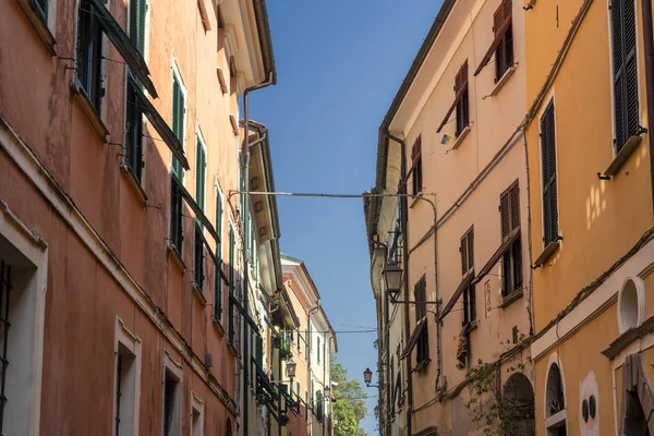 Ulica Castelnuovo Magra, Liguria — Zdjęcie stockowe
