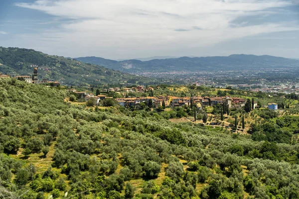 Colinas cerca de Petrognano, Lucca — Foto de Stock