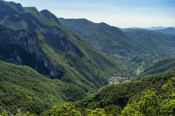 Vista panorâmica de Ugliancaldo, Toscana — Fotografia de Stock