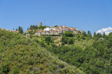 Viano, Toskana'nın panoramik manzarası