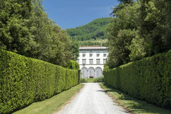 A Villa Grabau külseje marlia, Toszkána — Stock Fotó