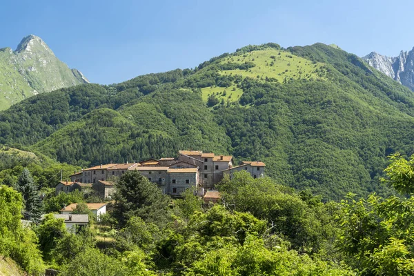 Vedere panoramică a Ugliancaldo, Toscana — Fotografie, imagine de stoc