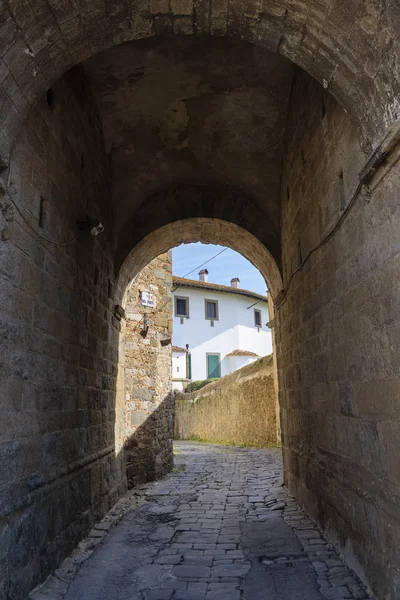 Montevettolini, Chianti'deki tarihi şehir — Stok fotoğraf