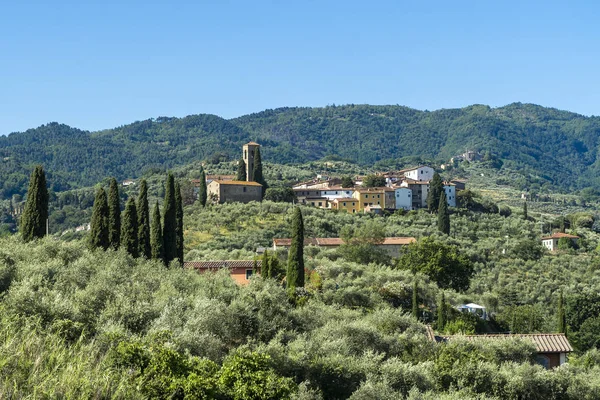 Paesaggio rurale da Buggiano Castello, Toscana — Foto Stock