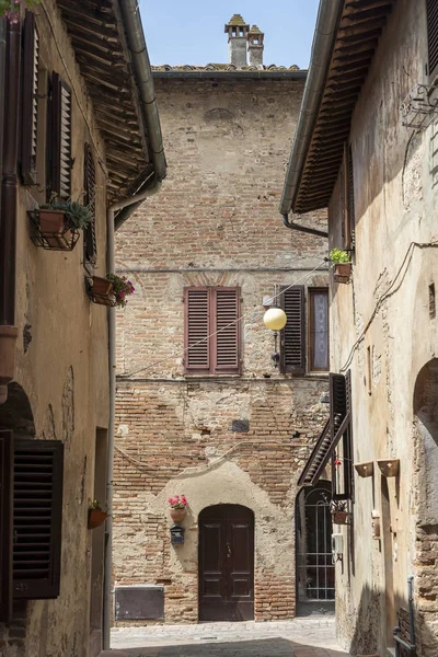 Certaldo, ciudad medieval en Toscana —  Fotos de Stock