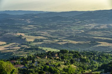 Volterra, Toskana'dan panoramik manzara