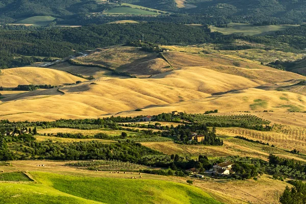 Volterra, Toskana'dan panoramik manzara — Stok fotoğraf