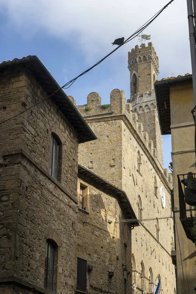 Volterra, středověké město v Toskánsku — Stock fotografie