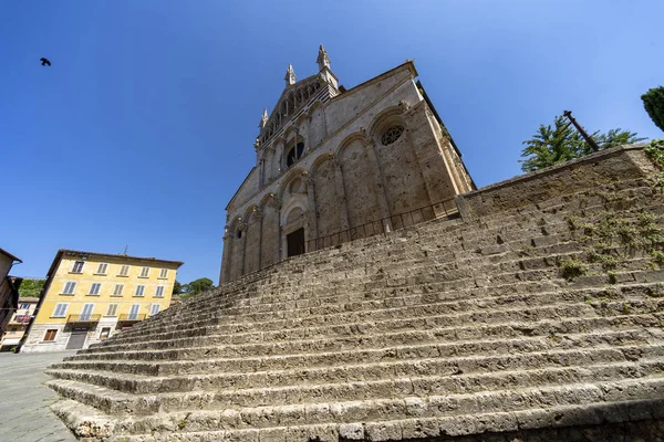 Massa Marittima, Toskania: średniowieczna Katedra — Zdjęcie stockowe