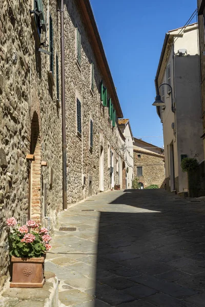 Montiano, Maremma, Toskana'daki eski köy — Stok fotoğraf