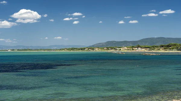 蒙特阿根塔里奥，在托斯卡纳的蒂雷诺海的海角 — 图库照片