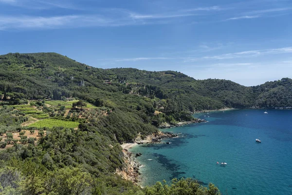 Monte Argentario, udde på Tirreno havet i Toscana — Stockfoto