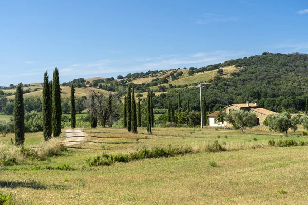 Paesaggio rurale in Maremma vicino Grosseto — Foto Stock