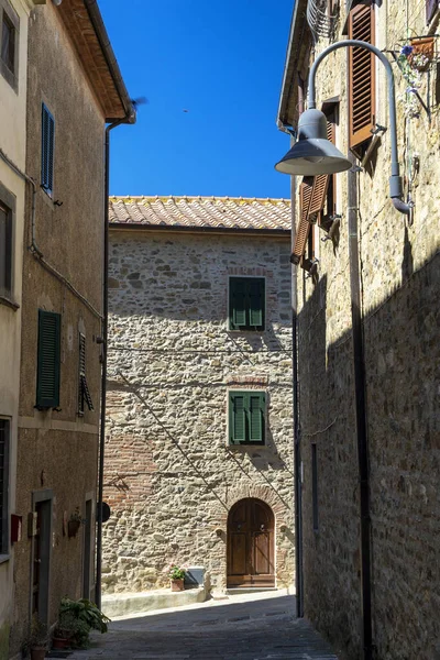 Montiano, aldeia velha em Maremma, Toscana — Fotografia de Stock