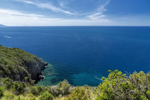 Monte argentario, vorgebirge auf dem tirreno meer in der toskana — Stockfoto