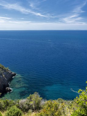 Monte Argentario, Toskana'da Tirreno denizi üzerinde promontory
