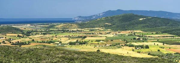 Capalbio, Toskana 'dan Maremma manzarası