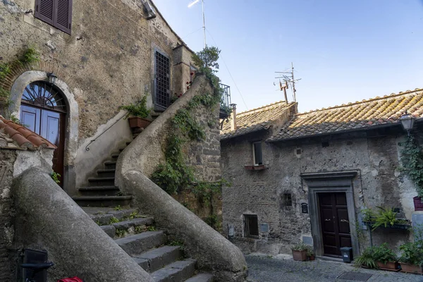 Bracciano, Roma: het middeleeuwse kasteel 's nachts — Stockfoto