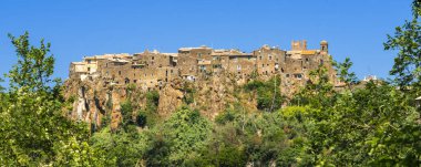 Calcata, İtalya 'nın tarihi köyü.