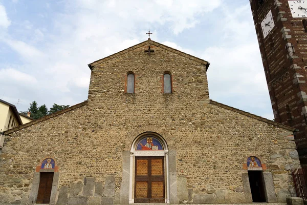 Agliate Monza Brianza Lombardia Italia Chiesa Medievale Dei Santi Pietro — Foto Stock