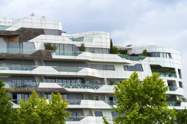 Milano, Lombardiya, İtalya: Yeni şehir yaşam alanındaki modern Hadid konut binaları