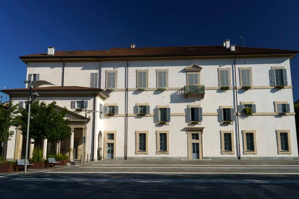 Gorgonzola Milán Lombardía Italia Exterior Del Palacio Histórico Conocido Como —  Fotos de Stock