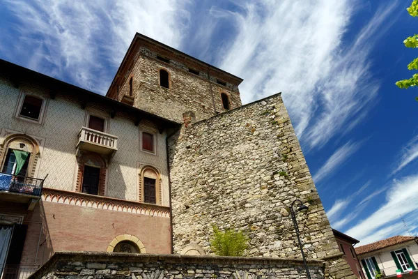 Brivio Historisk Stad Lecco Provinsen Lombardiet Italien Längs Adda Flodens — Stockfoto