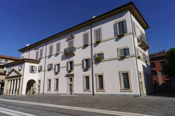 Gorgonzola Mailand Lombardei Italien Außenseite Des Historischen Palastes Der Als — Stockfoto