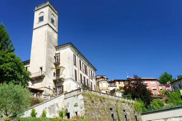 Vaprio Adda Milão Lombardia Itália Edifícios Antigos Longo Ciclovia Martesana — Fotografia de Stock