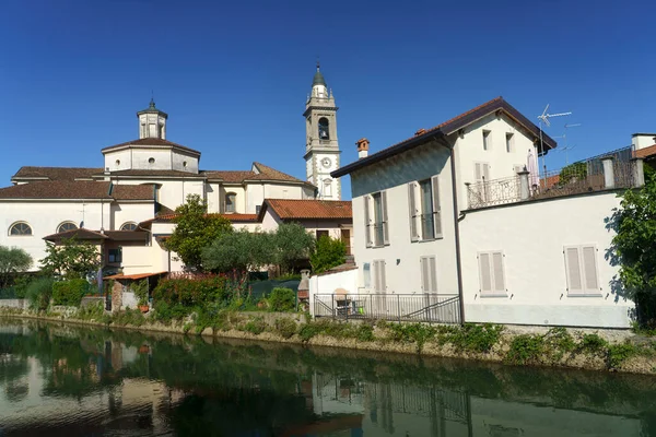 Gorgonzola Mailand Lombardei Italien Historische Stadt Kanal Von Martesana — Stockfoto