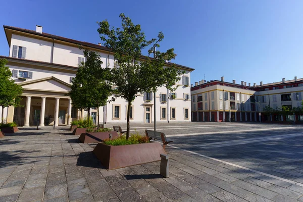 Gorgonzola Milan Lombardie Itálie Exteriér Historického Paláce Známého Jako Pirola — Stock fotografie