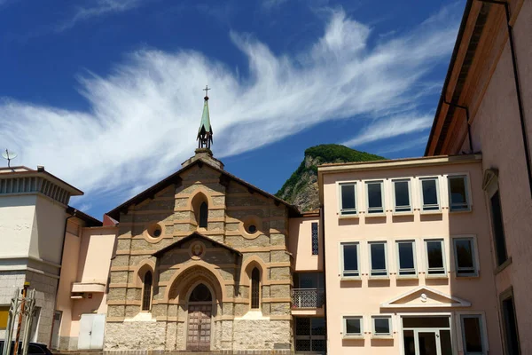 Calolziocorte Lecco Lombardía Italia Edificios Históricos Del Casco Antiguo —  Fotos de Stock