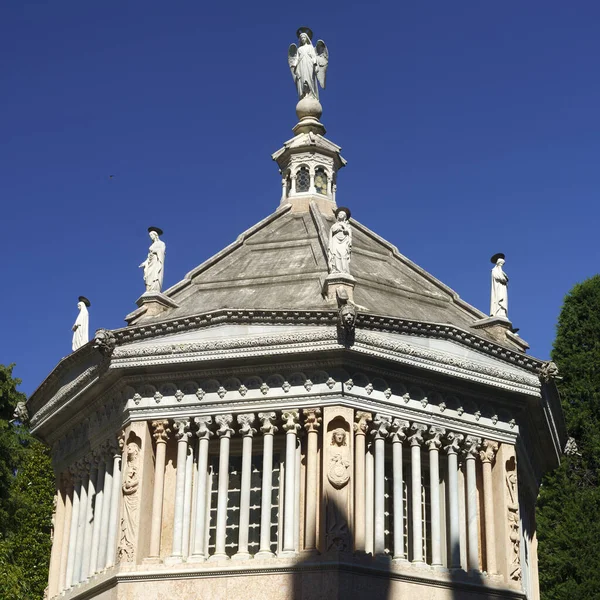 Bergamo Lombardia Itália Batistério Catedral Exterior — Fotografia de Stock