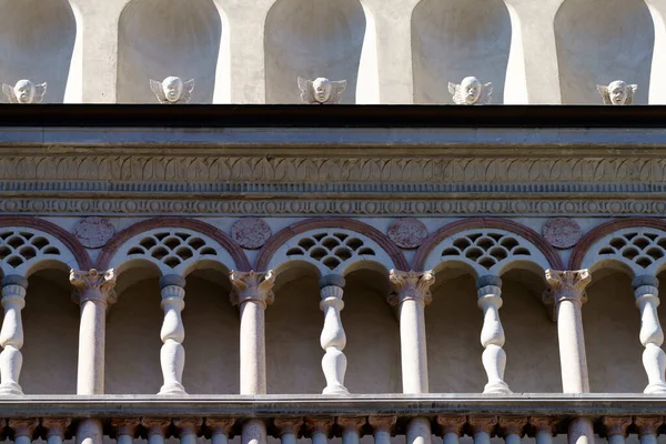 Bergamo Lombardie Itálie Fasáda Cappella Colleoni Středověká Památka Katedrále Duomo — Stock fotografie