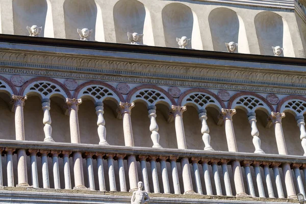 Bergamo Lombardie Itálie Fasáda Cappella Colleoni Středověká Památka Katedrále Duomo — Stock fotografie