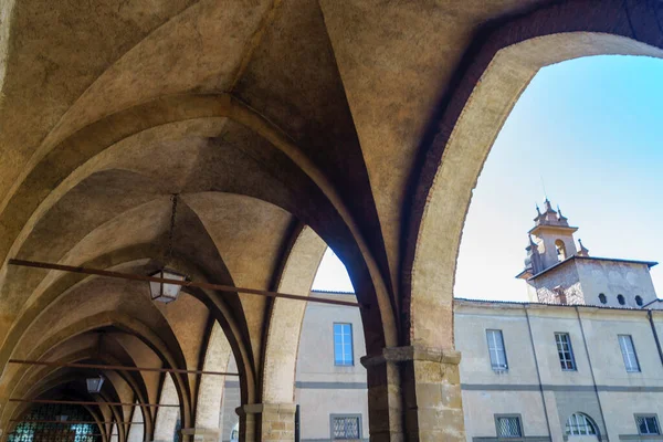 Bergamo Lombardy Talya Piazza Della Cittadella Olarak Bilinen Kasaba Meydanı — Stok fotoğraf