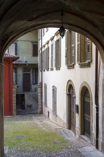 Breno Brescia Lombardie Italie Ville Historique Dans Vallée Oglio Rue — Photo