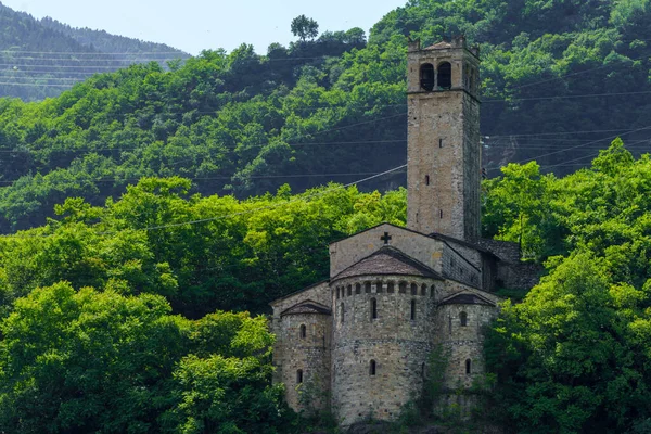Capo Ponte Brescia Lombardía Italia Iglesia Medieval San Siro —  Fotos de Stock