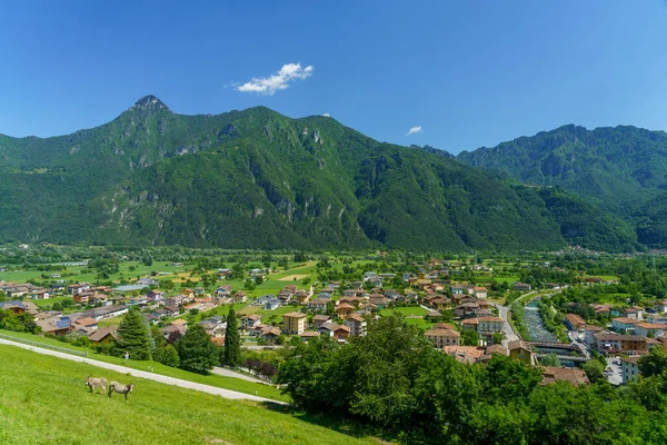 Valle Del Caffaro Vicino Bagolino Provincia Brescia Lombardia Italia Vista — Foto Stock